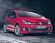 La Golf GTI vue de face